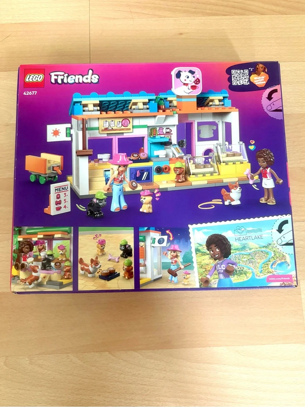 LEGO Friends Dog Treats Bakery with 2 Minidolls & 4 Dogs | Set # 42677 *NEW*